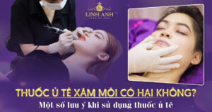 thuốc ủ tê xăm môi có hại không