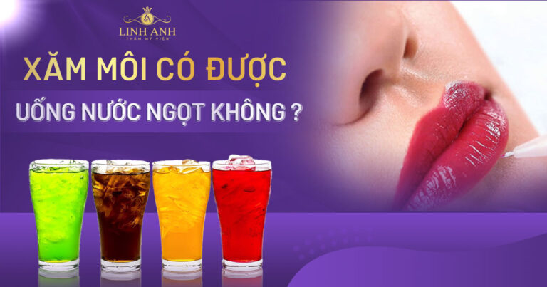 Xăm môi có được uống nước ngọt không? [Chuyên gia giải đáp]
