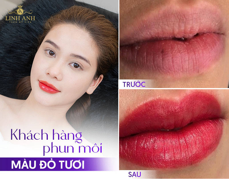 môi màu đỏ tươi có đẹp không