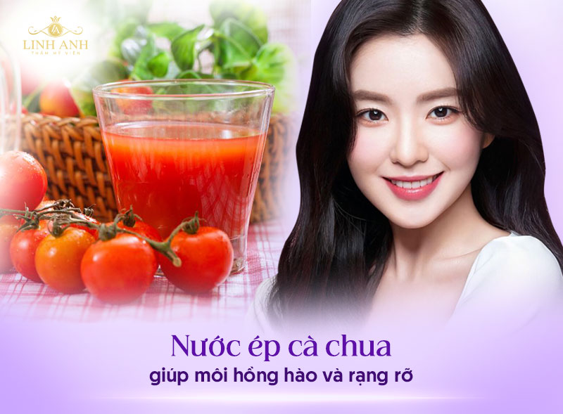 phun xăm môi nên uống nước gì