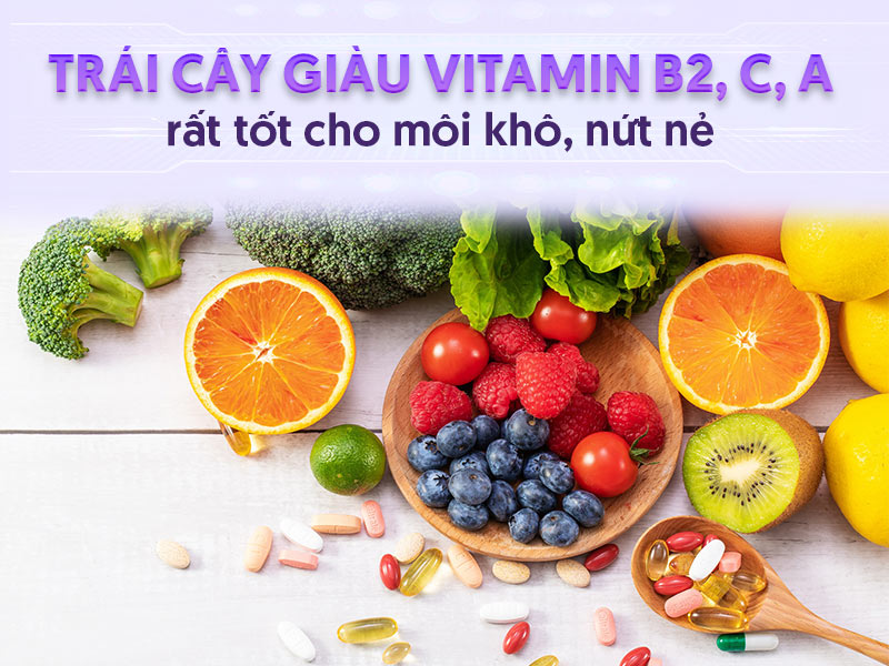 Ăn nhiều trái cây giúp trị môi khô nứt nẻ chỉ trong 1 đêm.