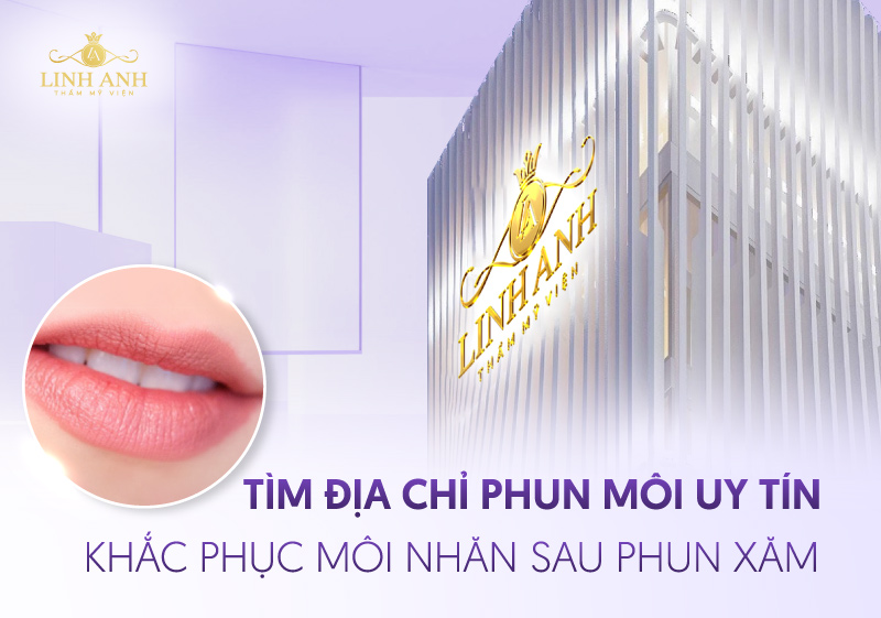 Liên hệ địa chỉ thẩm mỹ uy tín để khắc phục da môi bị nhăn sau khi phun.