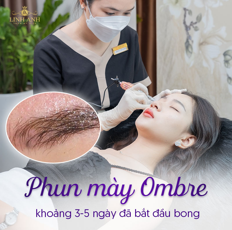 kỹ thuật phun lông mày ombre