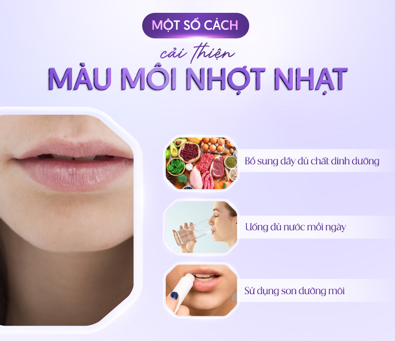 môi nhợt nhạt do đâu