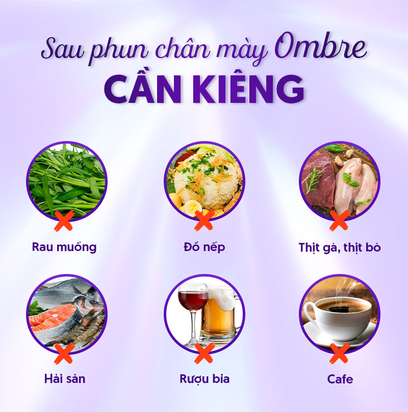 phun mày chạm hạt ombre