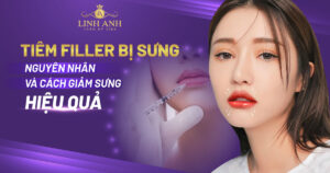 tiêm filler môi bị sưng