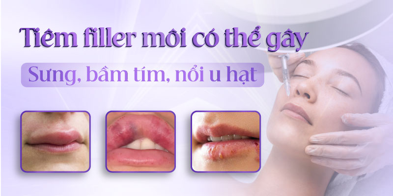 tiêm filler môi có hại không