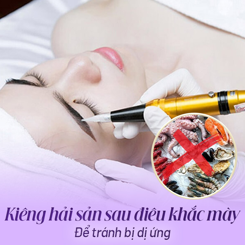 điêu khắc lông mày cần kiêng gì