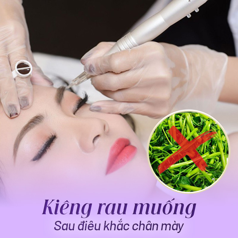 điêu khắc chân mày có cần kiêng gì không