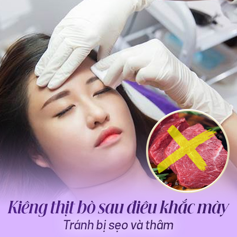 điêu khắc chân mày có kiêng gì không