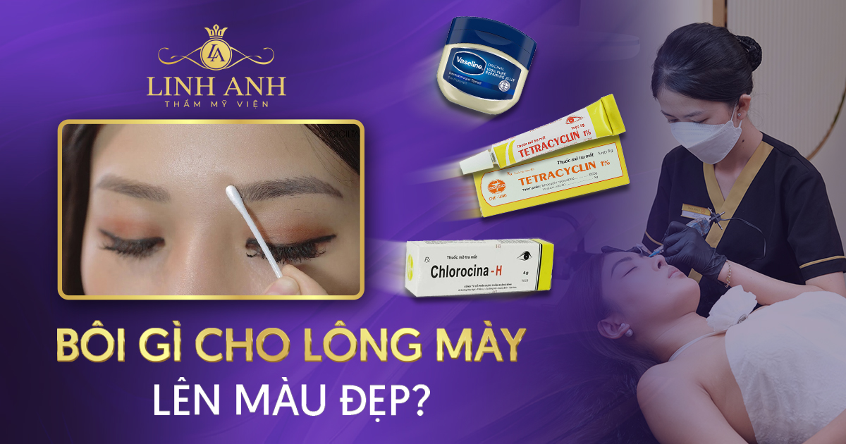 Bôi gì cho lông mày lên màu đẹp chuẩn?