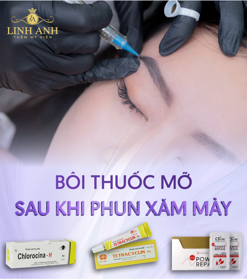 bôi gì để lông mày lên màu đẹp