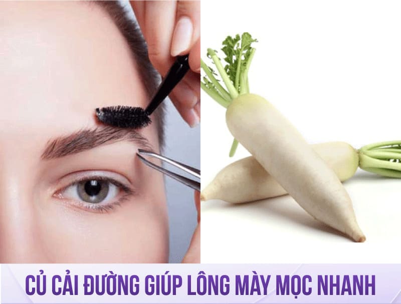 các cách làm lông mày mọc nhanh trong 1 tuần