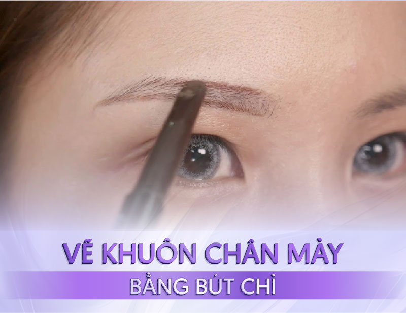 cách kẻ mày bằng chì