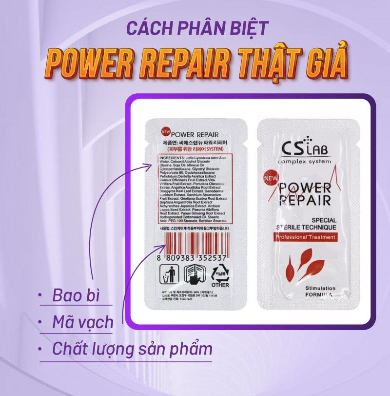 cách sử dụng power repair