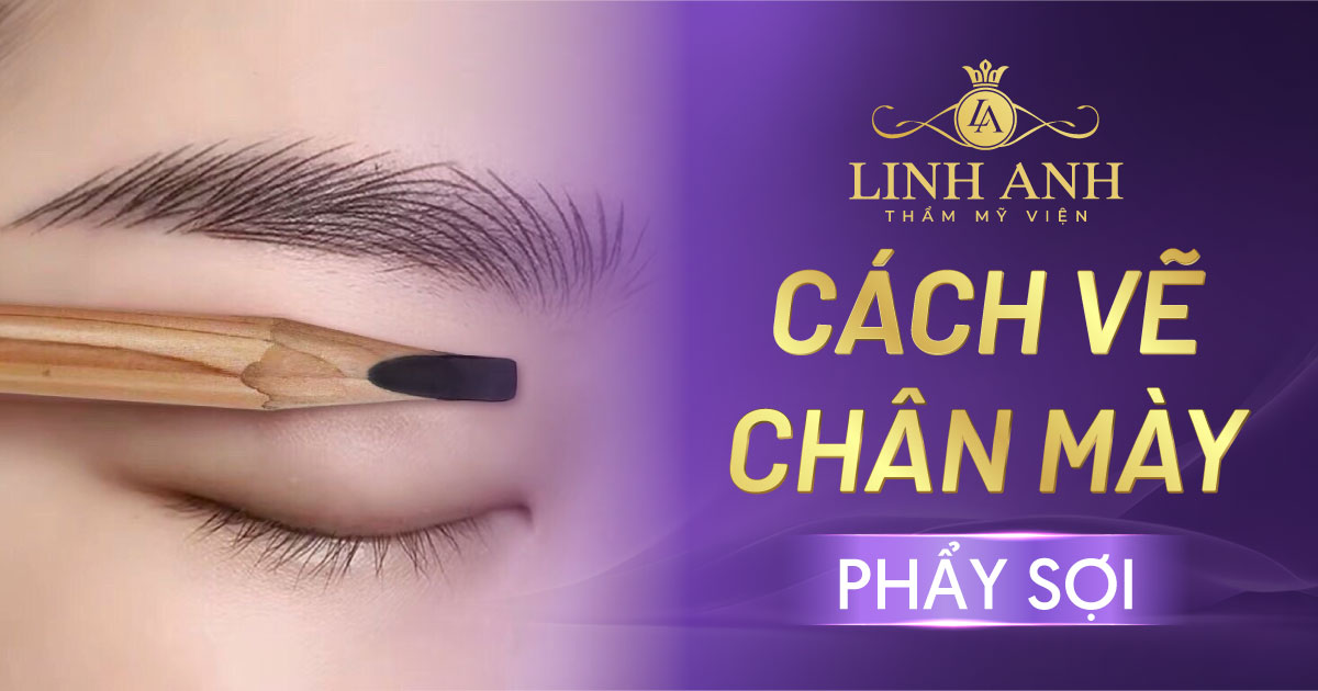 Cách vẽ chân mày phẩy sợi đẹp tự nhiên như sao Hàn tại nhà