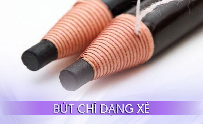 cách vẽ lông mày bằng bút chì xé