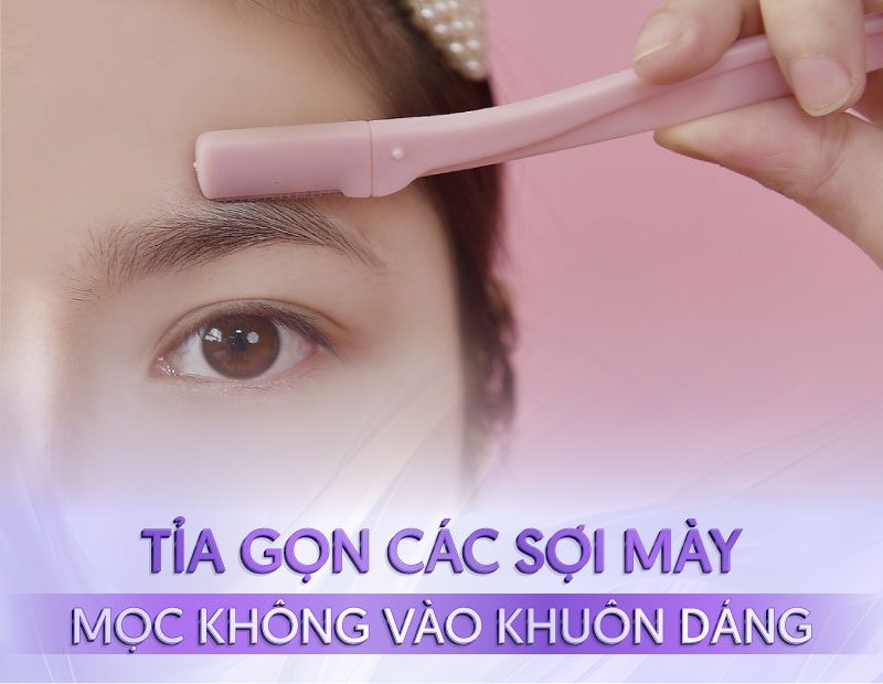 cách vẽ lông mày bằng chì