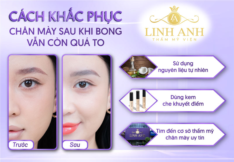 chân mày sau phun có nhỏ lại không