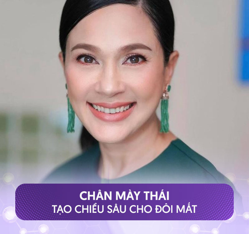 dáng lông mày cho người trung tuổi đẹp