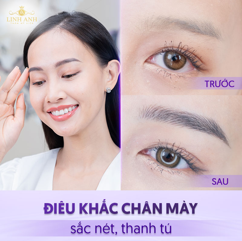 dịch vụ điêu khắc lông mày 8d