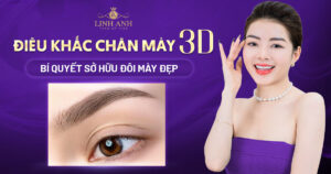 điêu khắc chân mày 3d