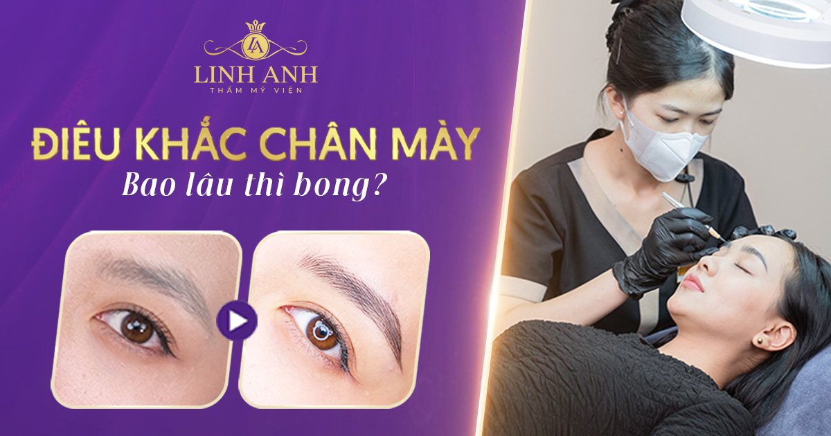 điêu khắc chân mày bao lâu thì bong