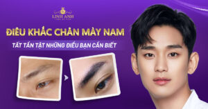 điêu khắc chân mày nam