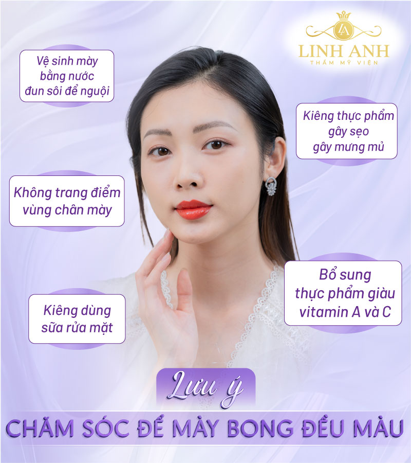 lông mày mới bong bị mờ do đâu