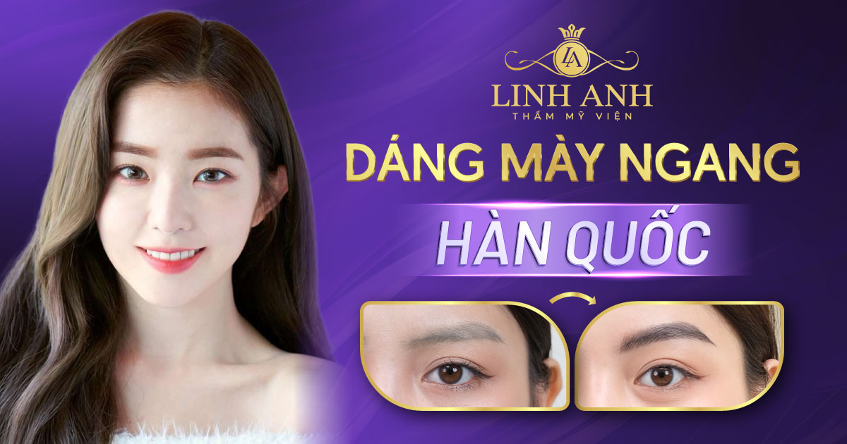 lông mày ngang Hàn Quốc