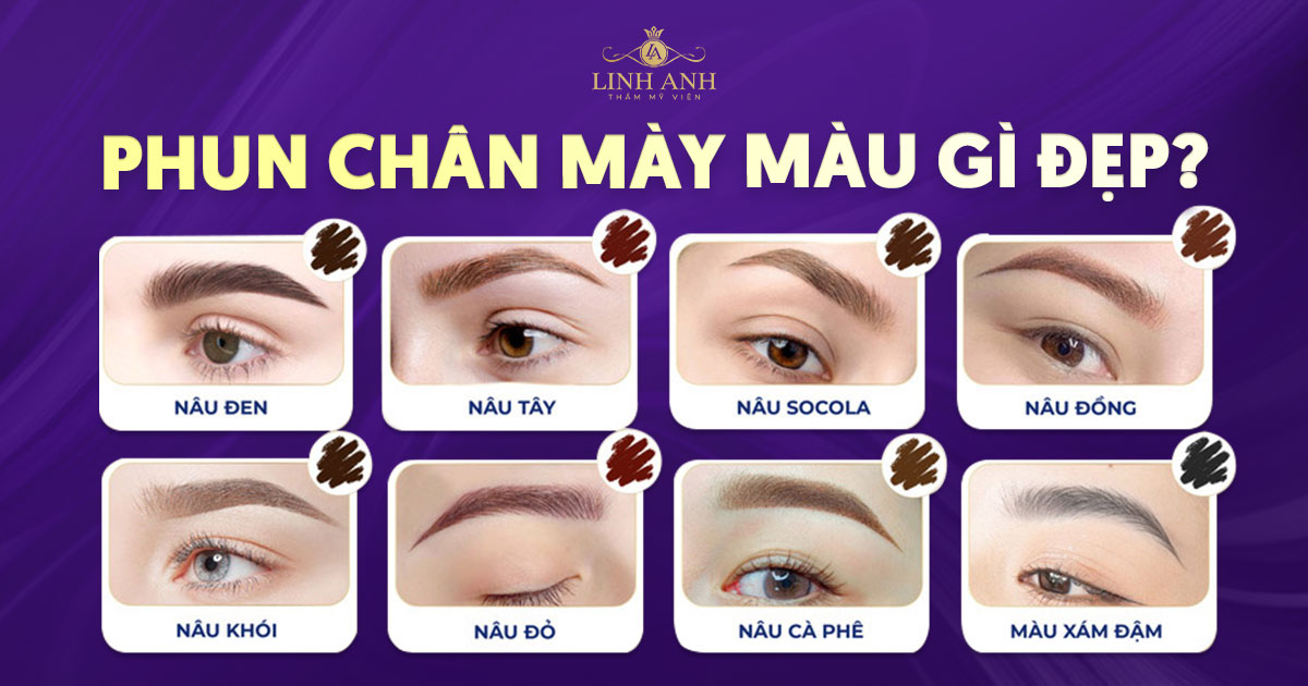 phun lông mày màu gì đẹp