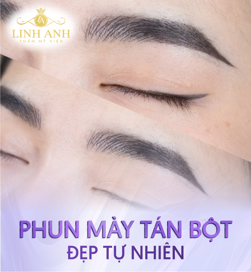 phun mày tán bột giữ được bao lâu