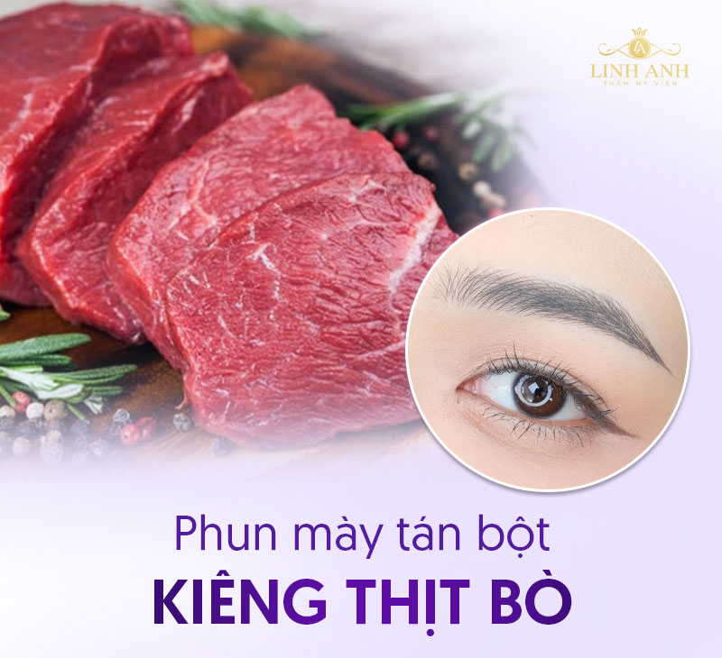 phun mày tán bột kiêng gì - Viện thẩm mỹ quốc tế Linh Anh