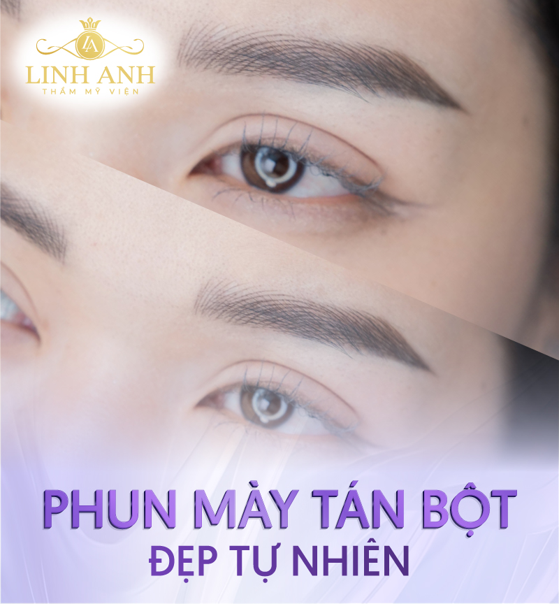 phun tán bột lông mày được bao lâu thì mờ