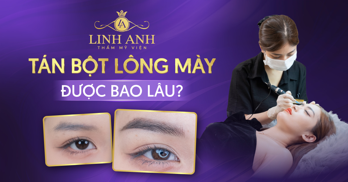 tán bột lông mày được bao lâu