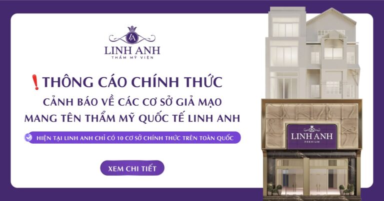 Cảnh báo về việc các cơ sở giả mạo mang tên Thẩm mỹ Quốc tế Linh Anh