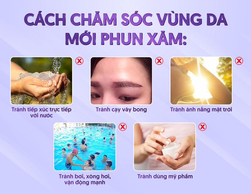 xăm hình kiêng ăn gì