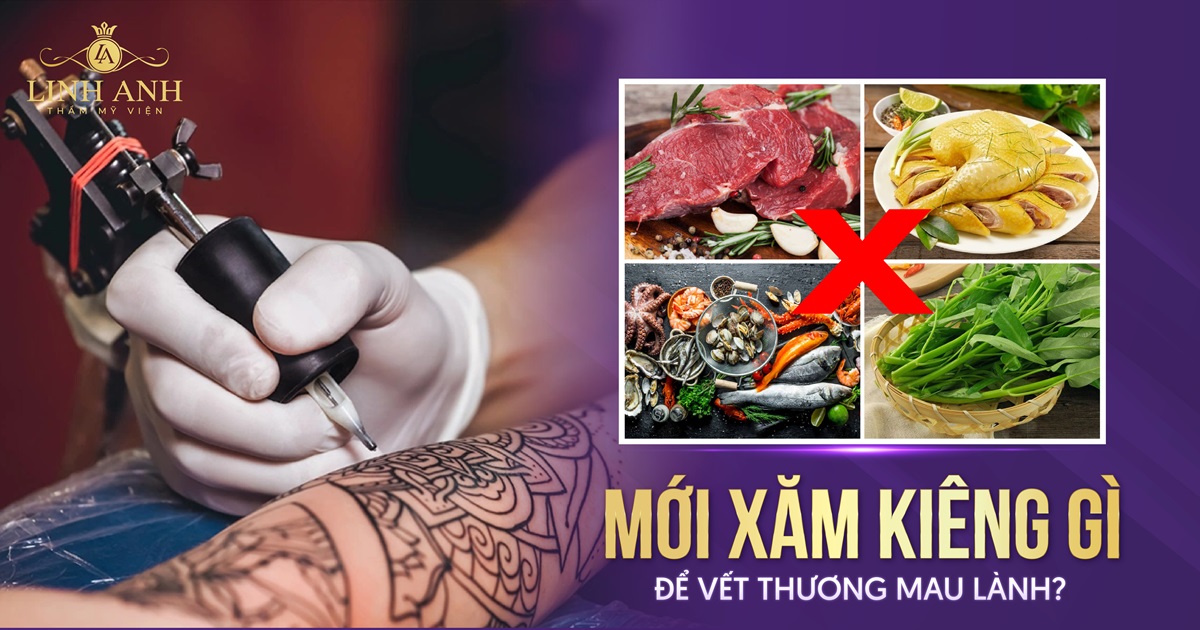 Mới xăm kiêng gì để vết thương mau lành? Kiêng bao lâu?