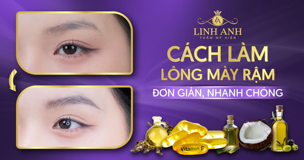 cách làm lông mày rậm