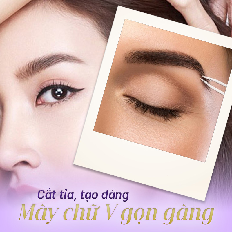 cung mệnh người có lông mày chữ v - Viện thẩm mỹ quốc tế Linh Anh