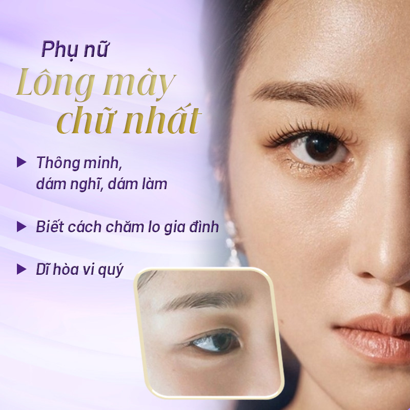 đặc điểm tướng số lông mày chữ nhất - Viện thẩm mỹ quốc tế Linh Anh