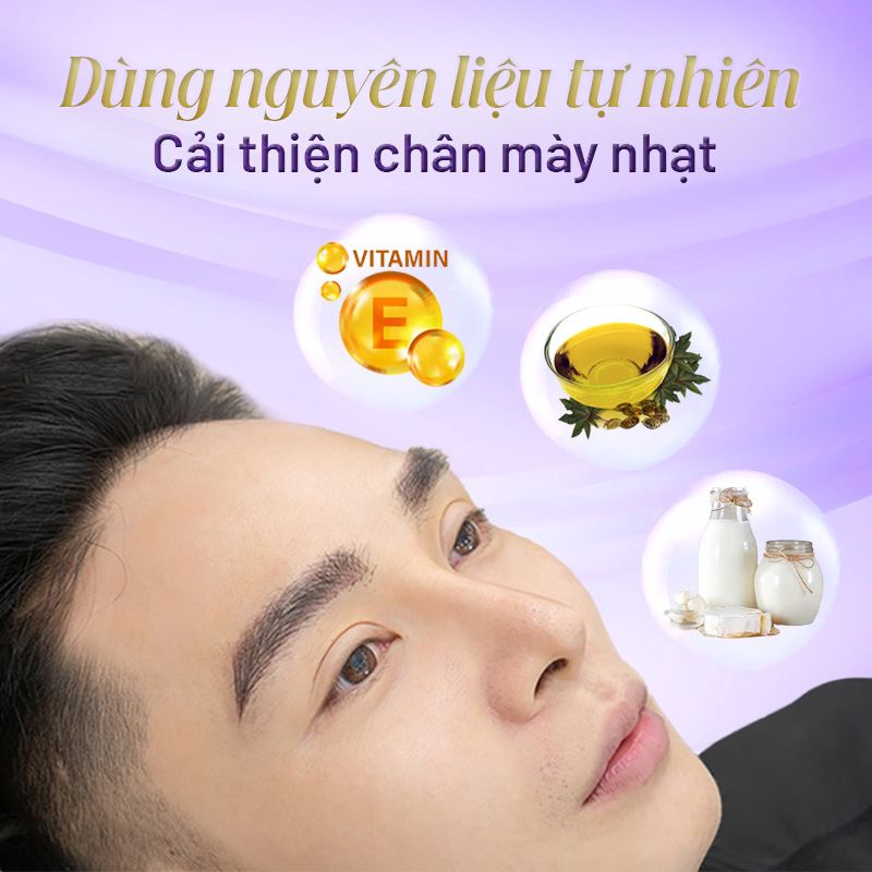 đàn ông có lông mày nhạt thì sao