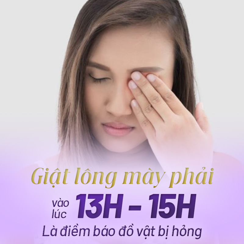 hiện tượng giật lông mày phải có điềm gì - Viện thẩm mỹ quốc tế Linh Anh