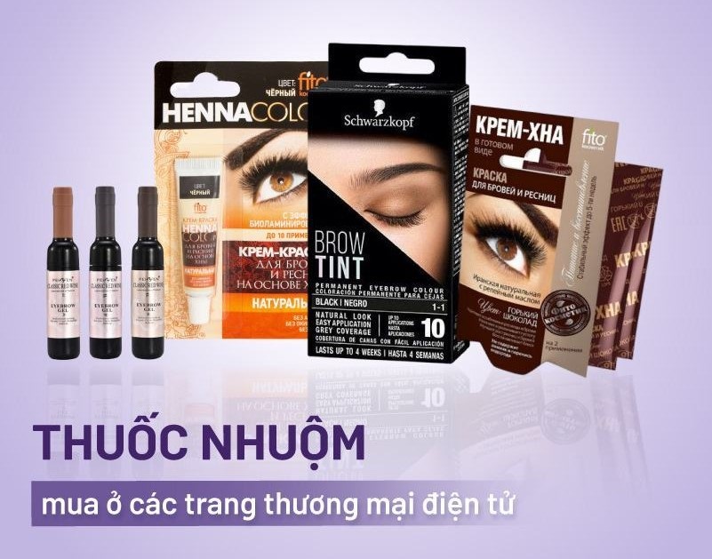 hướng dẫn nhuộm chân mày - Viện thẩm mỹ quốc tế Linh Anh