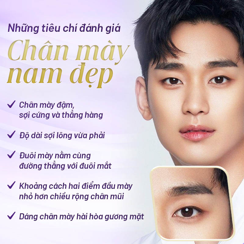 kẻ lông mày nam đẹp