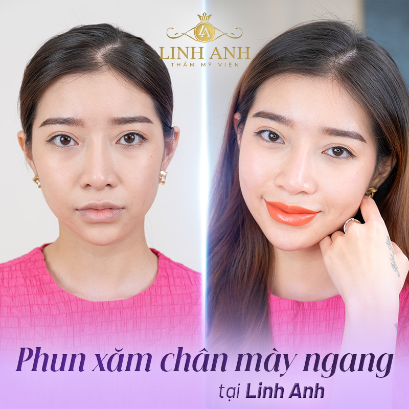 khuôn mặt nào phù hợp với dáng mày ngang