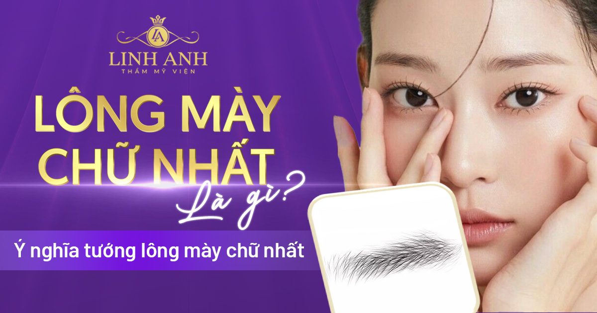 lông mày chữ nhất