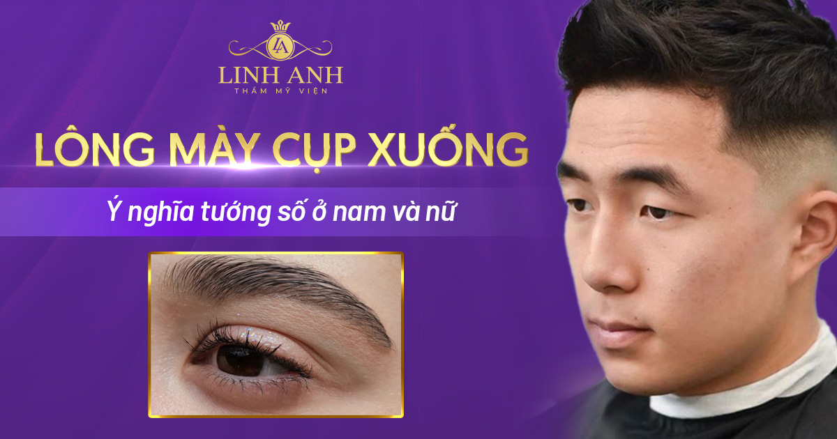 Lông mày cụp xuống – Ý nghĩa tướng số ở nam và nữ