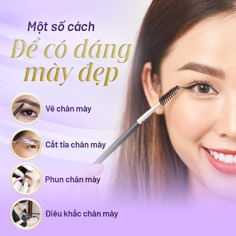 mẫu chân mày - Viện thẩm mỹ quốc tế Linh Anh