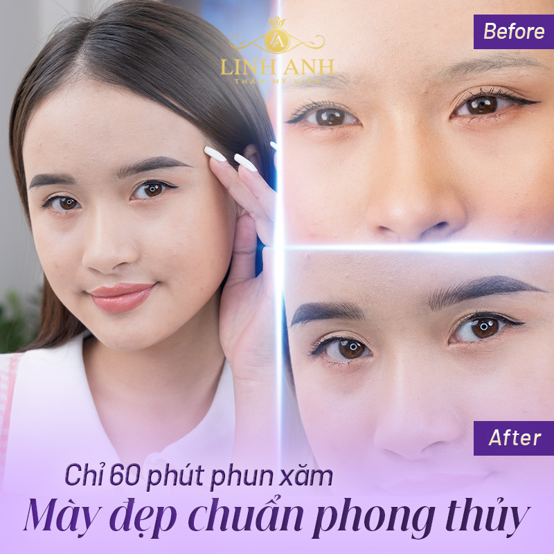 những dáng lông mày đẹp - Viện thẩm mỹ quốc tế Linh Anh